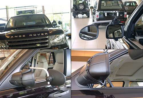 Repusel Wohnwagenspiegel Land Rover Range Rover Caravanspiegel Alufor / Luxmax