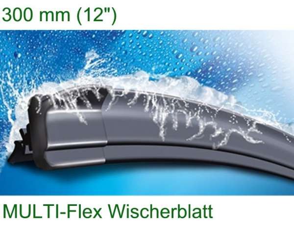 Multiflex Wischblatt 300 mm für Scheibenwischer