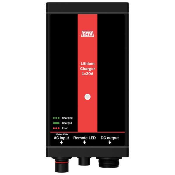DEFA Batterieladegerät LithiumCharger 20A Ampere (709850) Batterielader