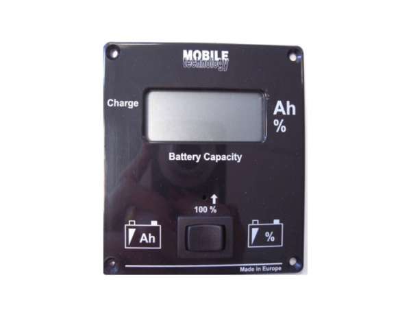 Büttner MOBILE Technology LCD-Amperemeter schwarz mit 60 A Shunt MT 01217