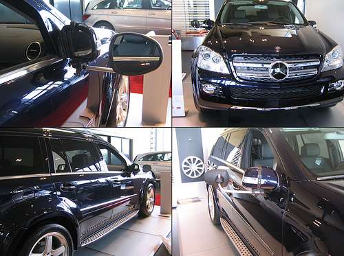 Repusel Wohnwagenspiegel Mercedes Benz GL Caravanspiegel Alufor / Luxmax