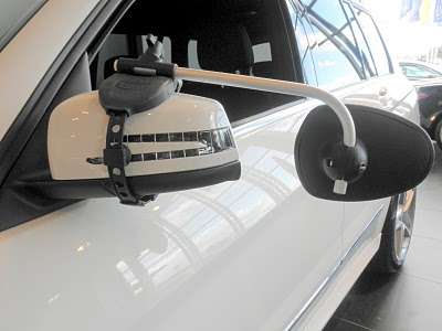 Repusel Wohnwagenspiegel Mercedes Benz GLK Caravanspiegel Alufor / Luxmax