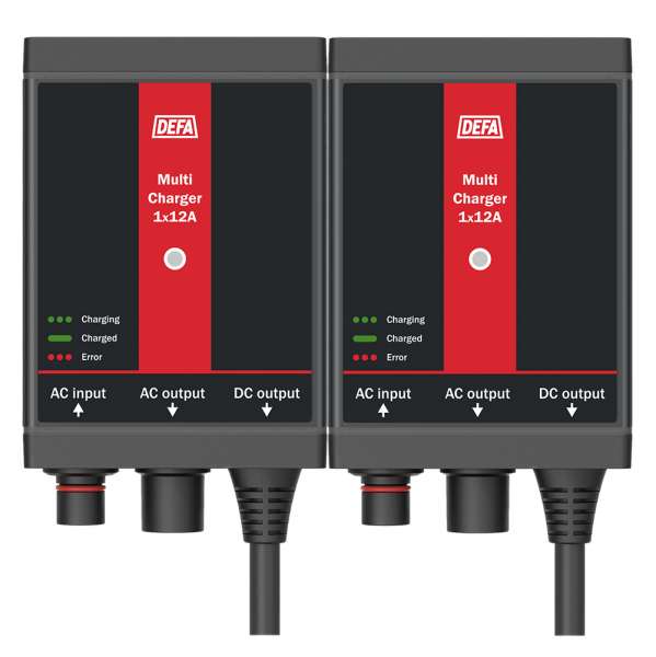 DEFA Batterieladegerät MultiCharger 2x12A Ampere (705300) Batterielader